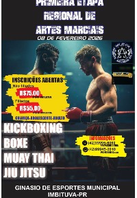 Primeira Etapa Regional de Artes Marciais
